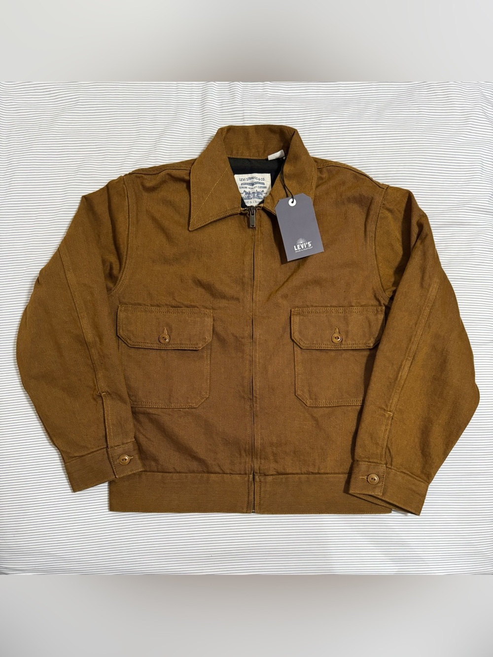 Levi's Made & Crafted Union Trucker Jacket Men's Small (22.25 inch PtP) NWT